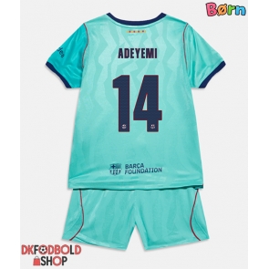 Barcelona Karim Adeyemi #14 Tredje trøje Børn 2026-27 Kort ærmer (+ korte bukser)